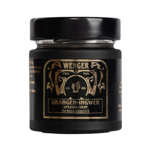 Spezialsenf mit Orange-Ingwer